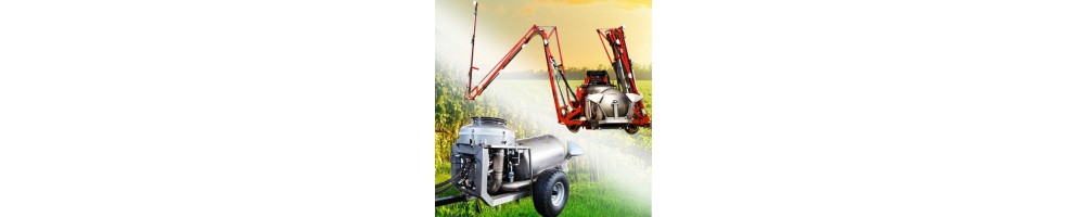 Dusting machines for fields, vines, orchards, olive groves